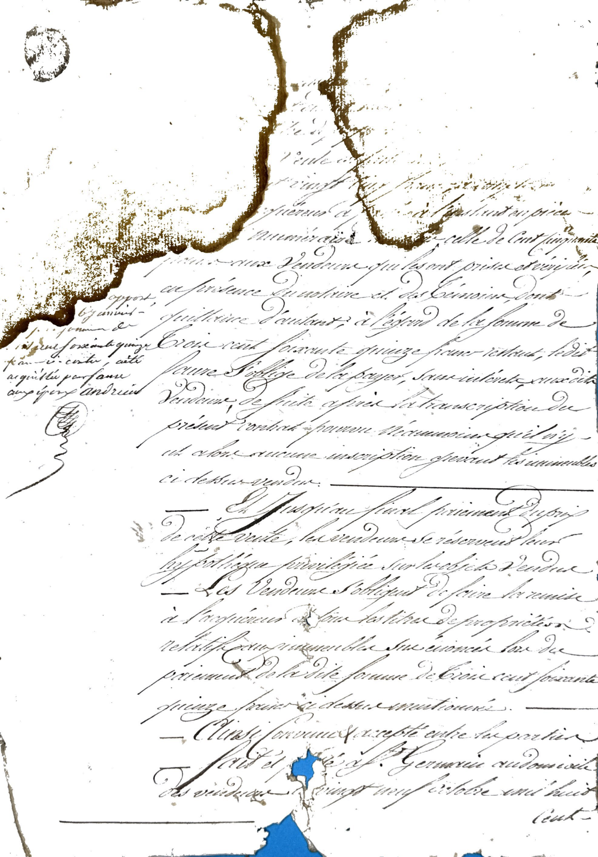 Deeds of Sale to Guillaume Faure in Vérac (1826, 1830) - Page 9