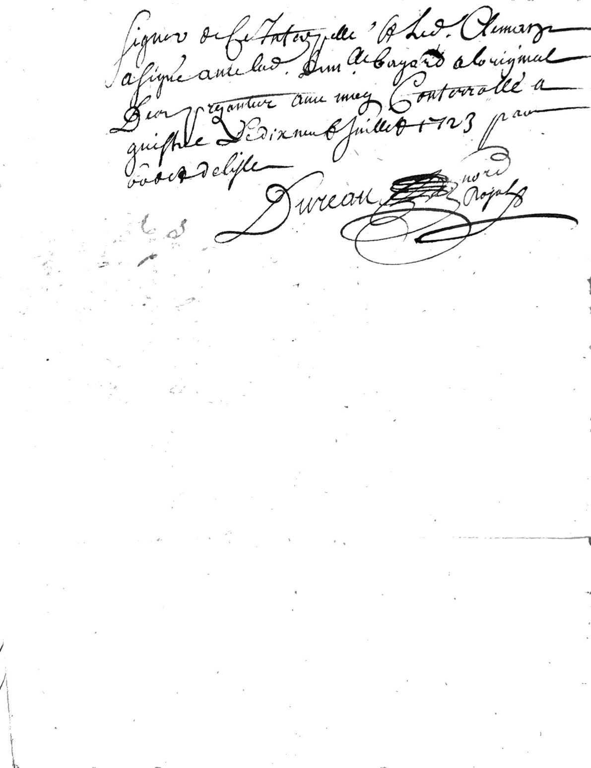 Deed of Sale and Possession of Land in Périssac (1710-1723) - Page 3