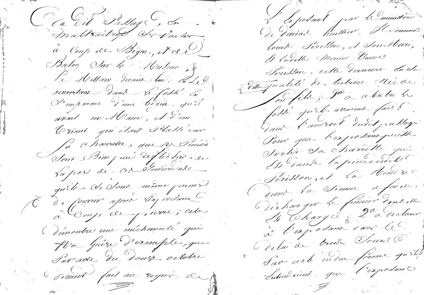 1816 Right of Way Dispute Record: Gautier vs. Perisson (Fronsac) - Page 7