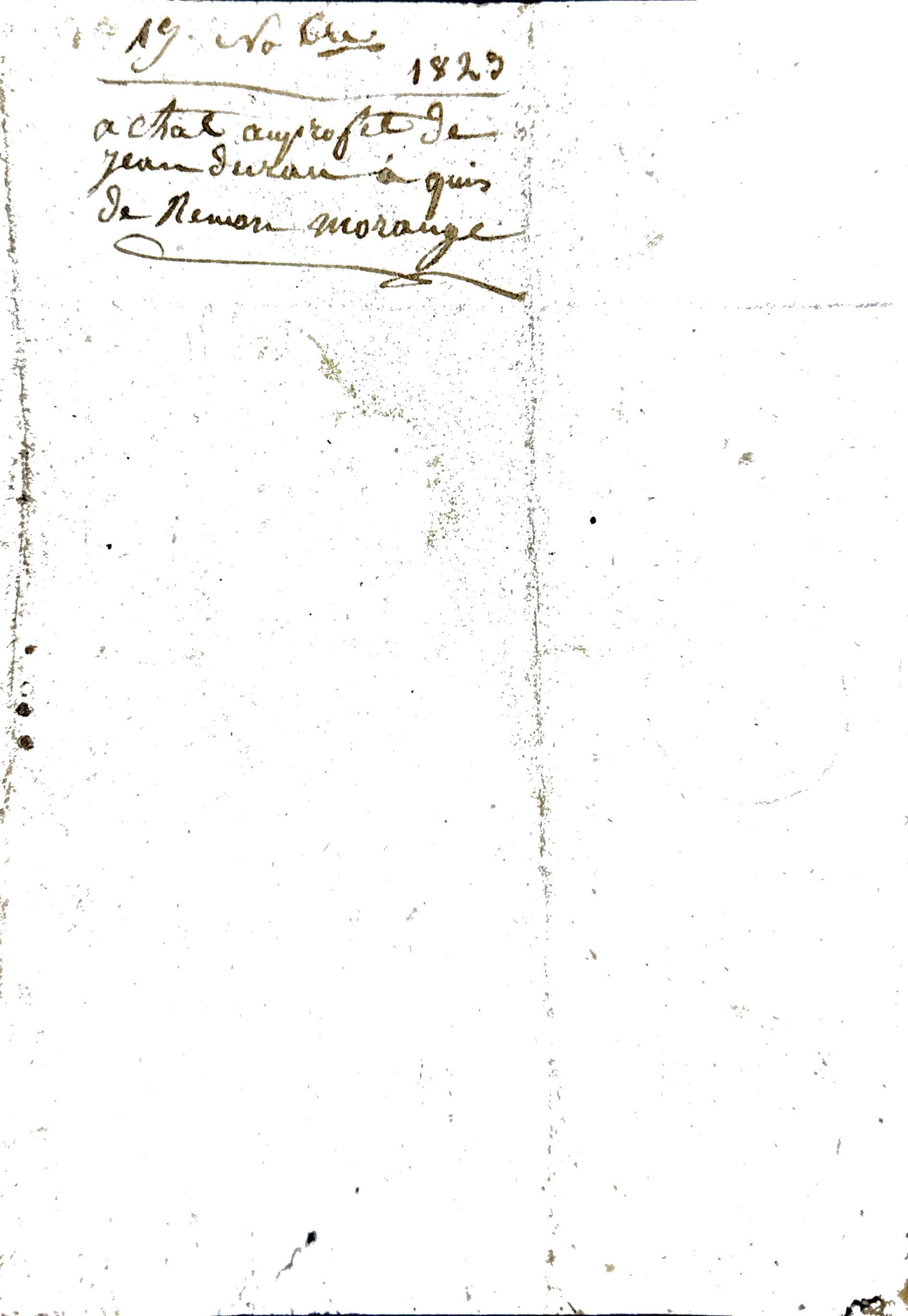 1858 Notarial Deed of Sale: Guibert to Meynard (Vérac, France) - Page 3