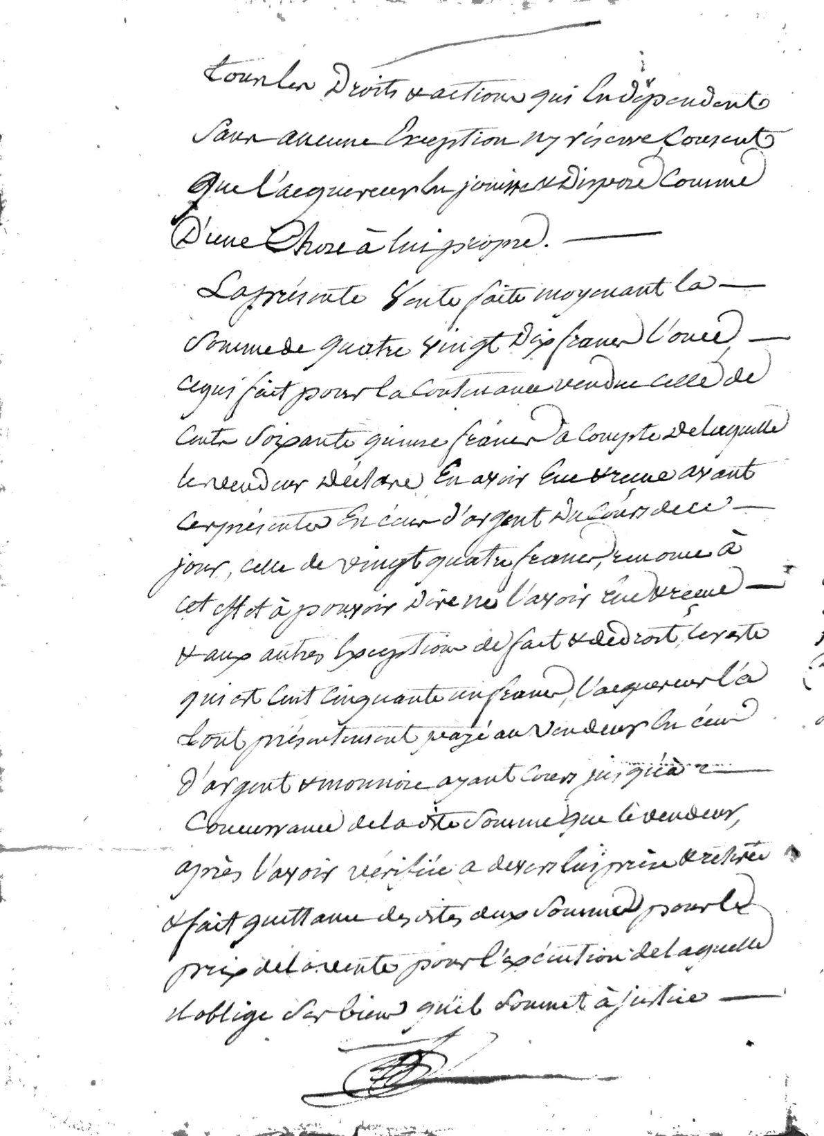 Land Sale Deeds and Quittances for Jean Gautier (1798-1816) - Page 3