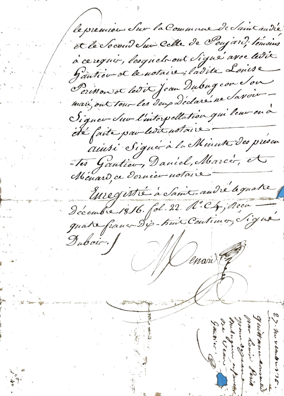 Land Sale Deeds and Quittances for Jean Gautier (1798-1816) - Page 9
