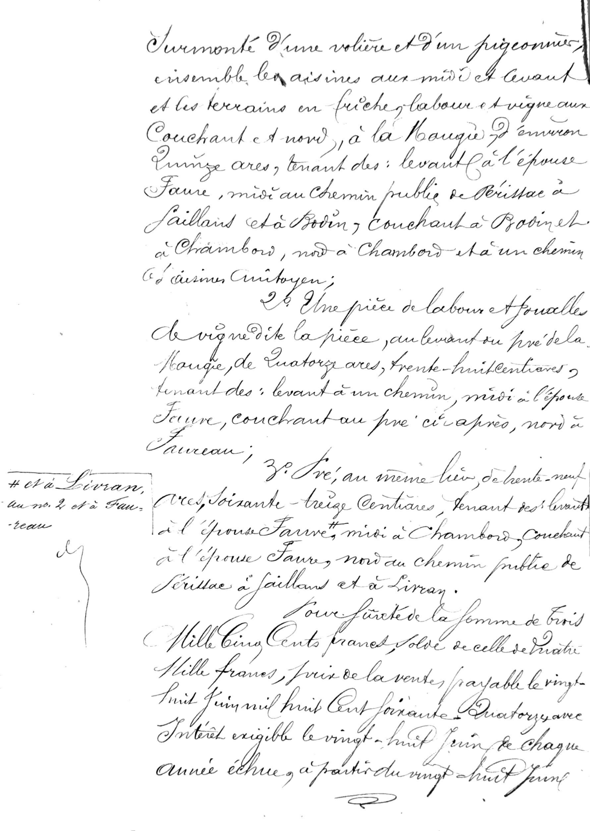 1869 Assignment of Debt and Mortgage Subrogation: Cheyreau to Guyonnet - Page 13