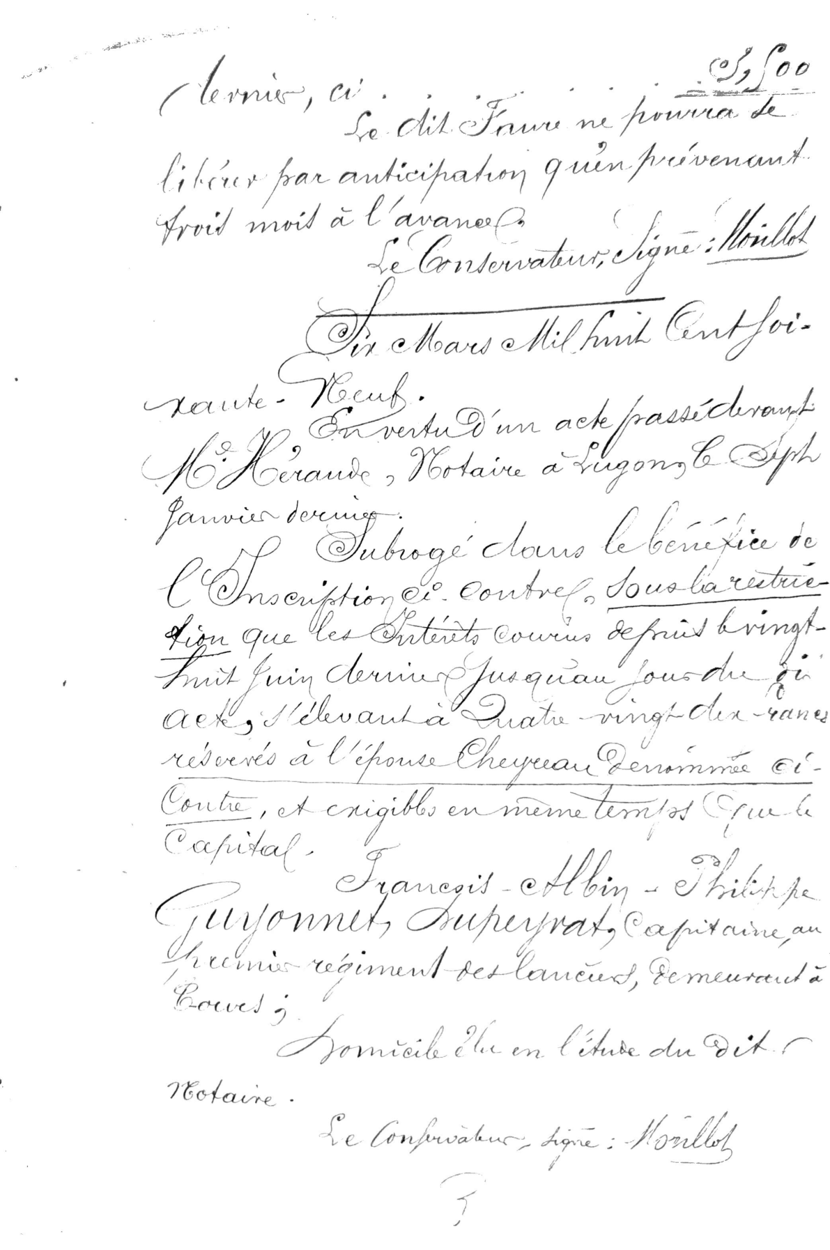 1869 Assignment of Debt and Mortgage Subrogation: Cheyreau to Guyonnet - Page 14
