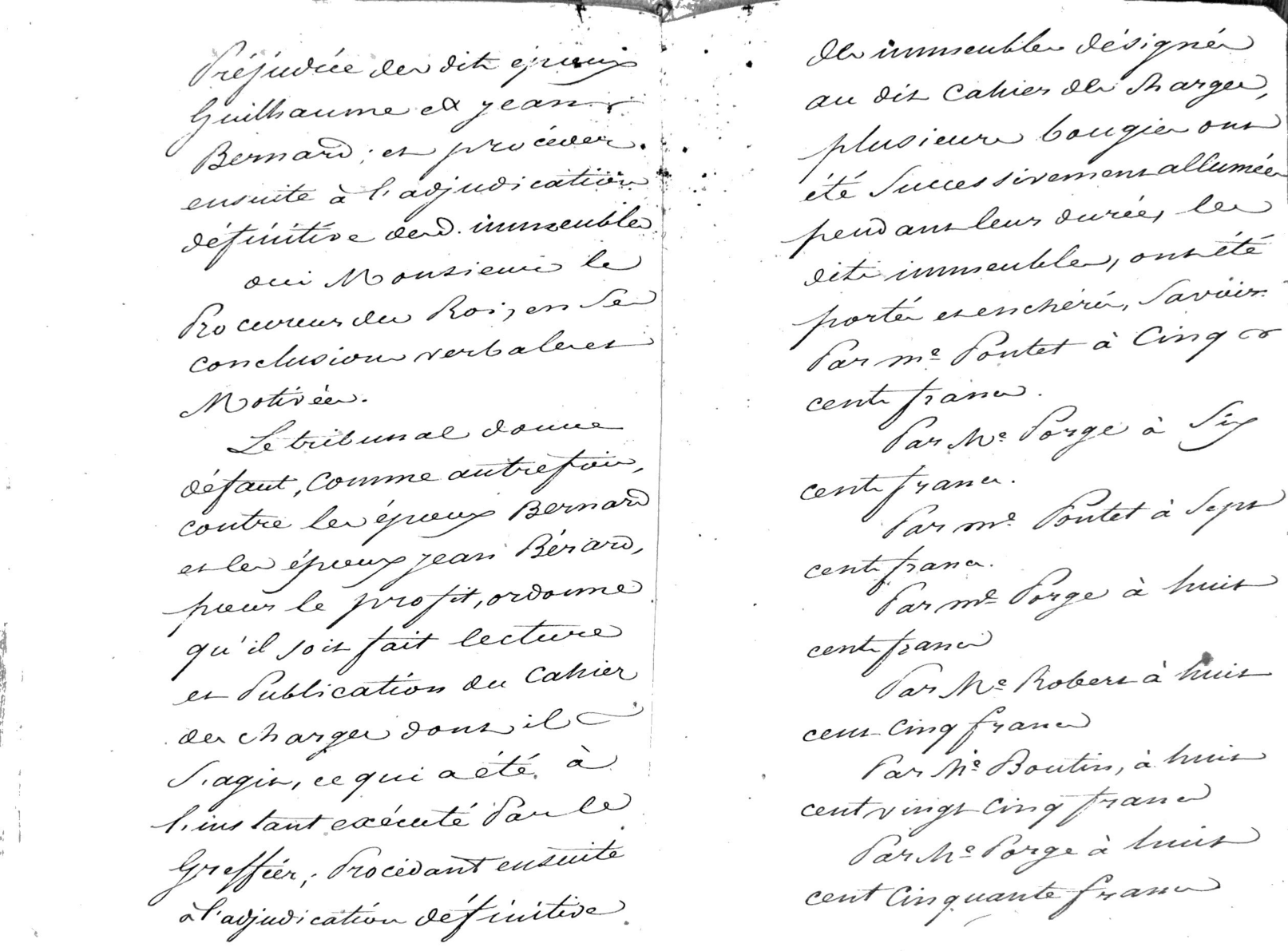 Adjudication of Real Estate Seizure: Légère Heirs vs Laplanche (1829) - Page 7