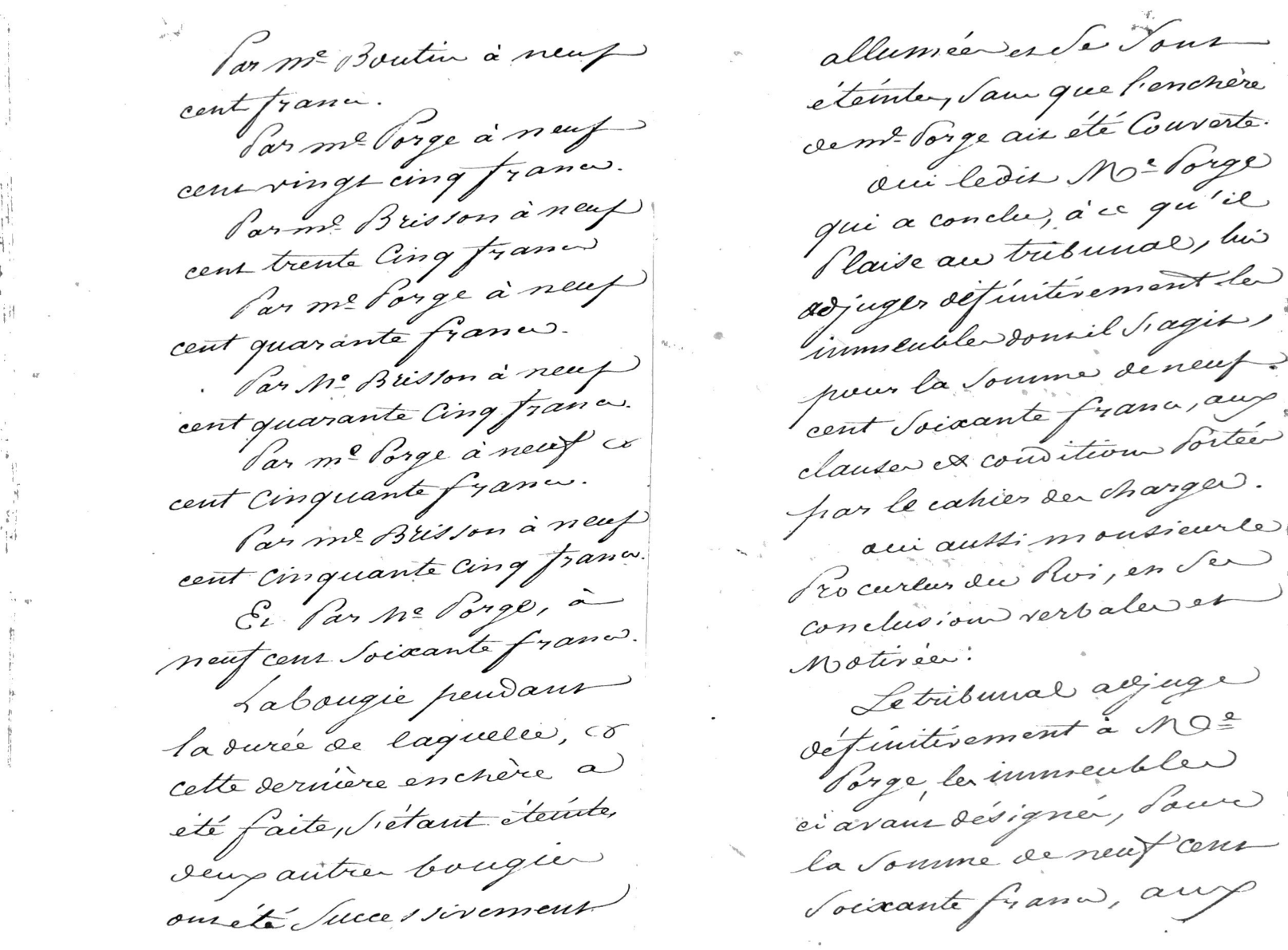 Adjudication of Real Estate Seizure: Légère Heirs vs Laplanche (1829) - Page 8