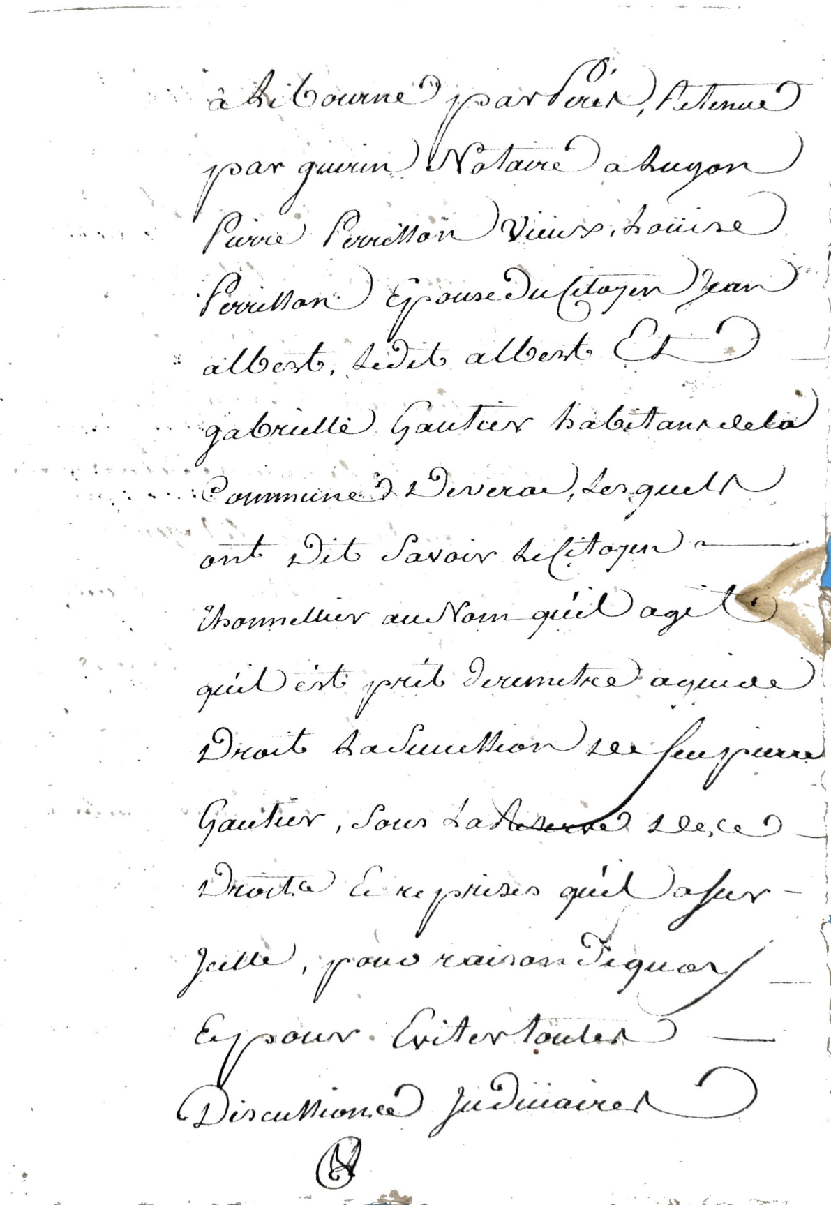 Estate Inventory and Partition of Pierre Gautier, Soldier of the Republic (Year 11-13) - Page 17