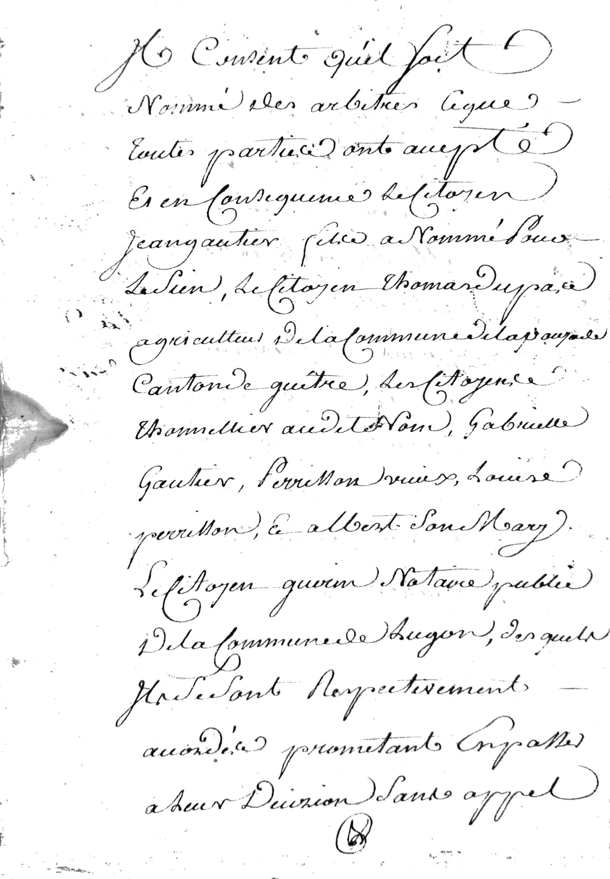 Estate Inventory and Partition of Pierre Gautier, Soldier of the Republic (Year 11-13) - Page 18