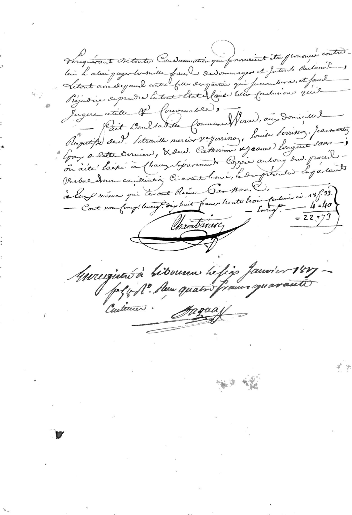 1817 Legal Summons and Property Dispute: Gautier vs. Neighbors (Libourne) - Page 6