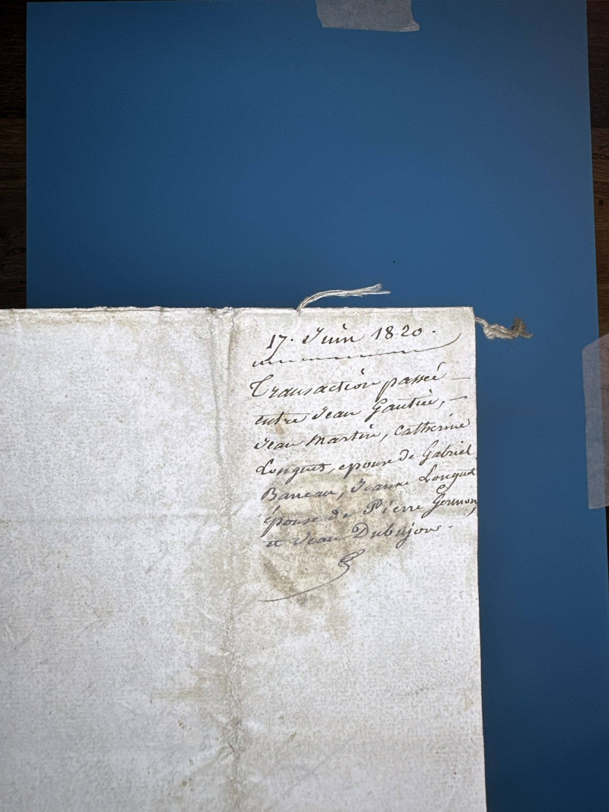 1820 Settlement Agreement Regarding Right of Way in Vérac - Page 8