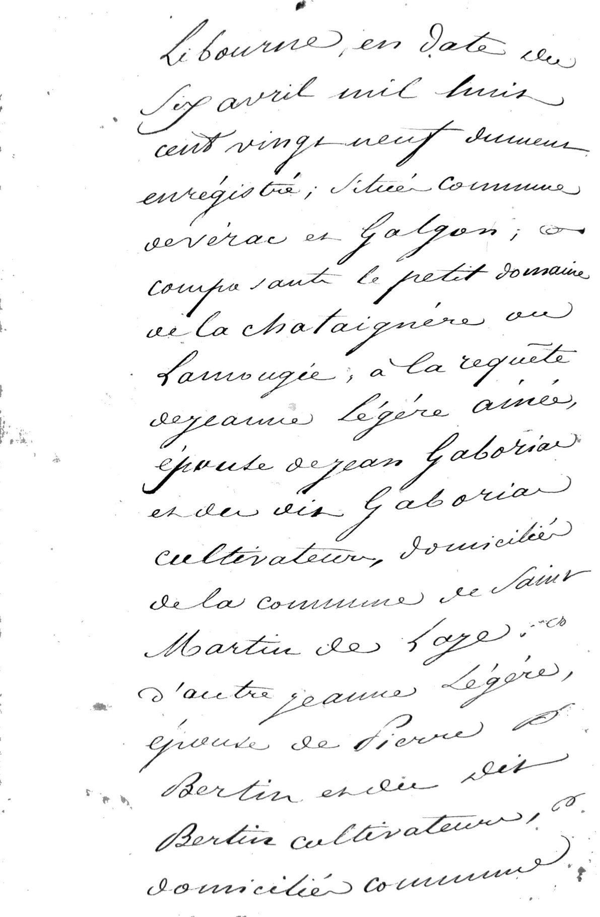 Cahier des Charges: Judicial Auction of Property in Libourne (1829) - Page 3