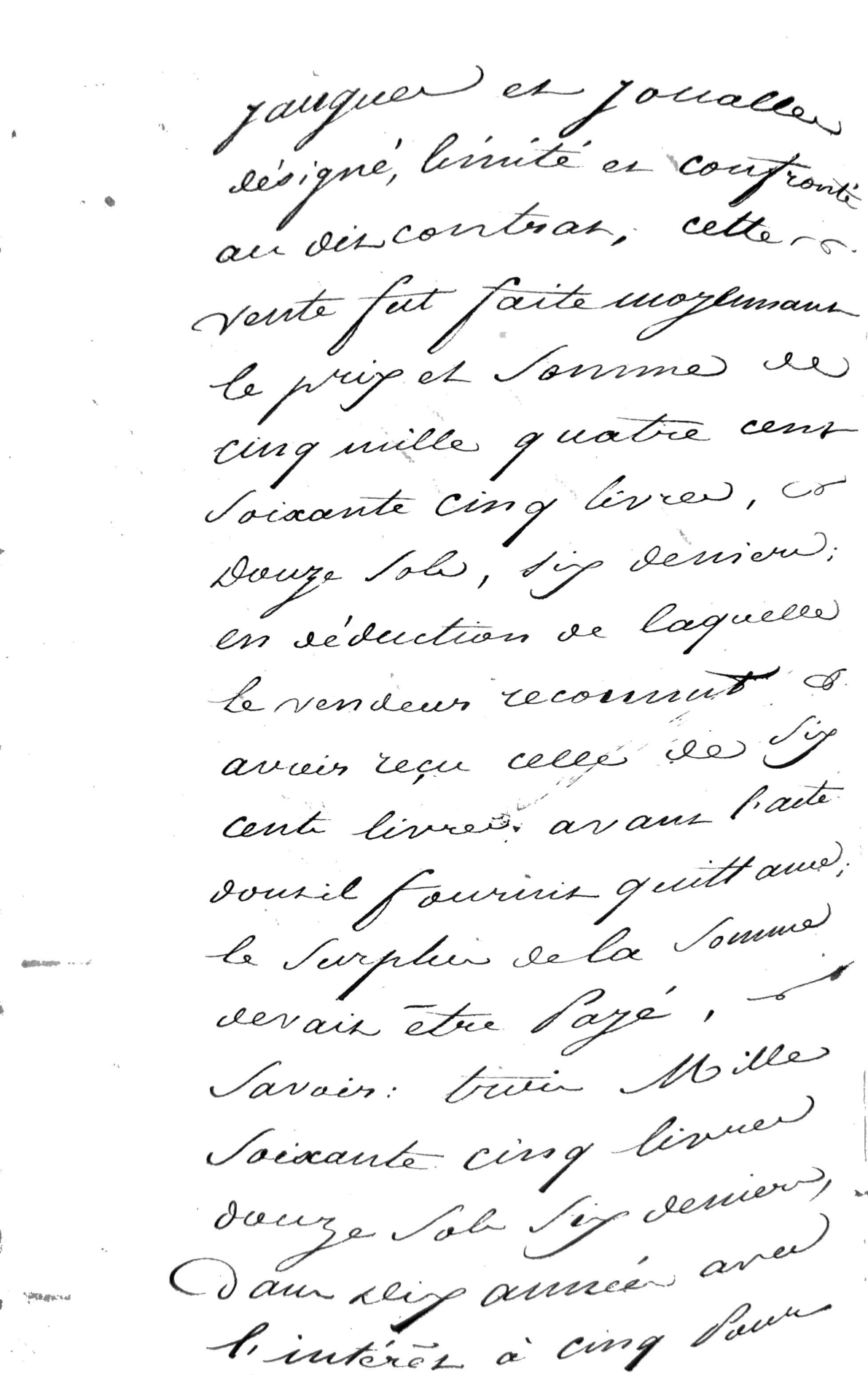 Cahier des Charges: Judicial Auction of Property in Libourne (1829) - Page 7