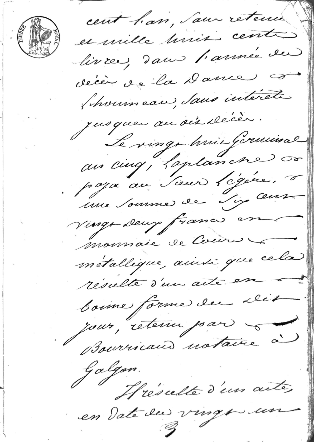 Cahier des Charges: Judicial Auction of Property in Libourne (1829) - Page 8