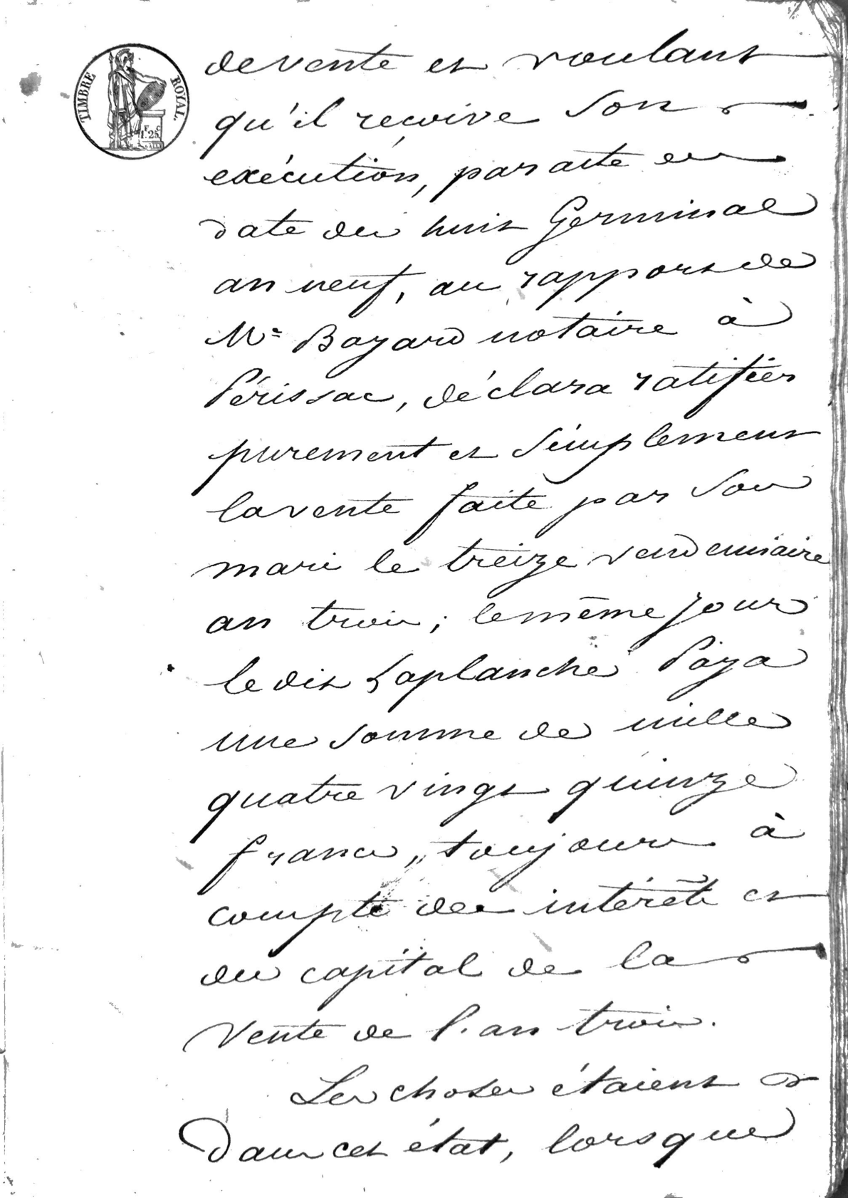 Cahier des Charges: Judicial Auction of Property in Libourne (1829) - Page 10