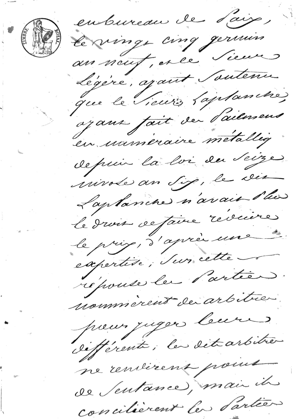 Cahier des Charges: Judicial Auction of Property in Libourne (1829) - Page 12