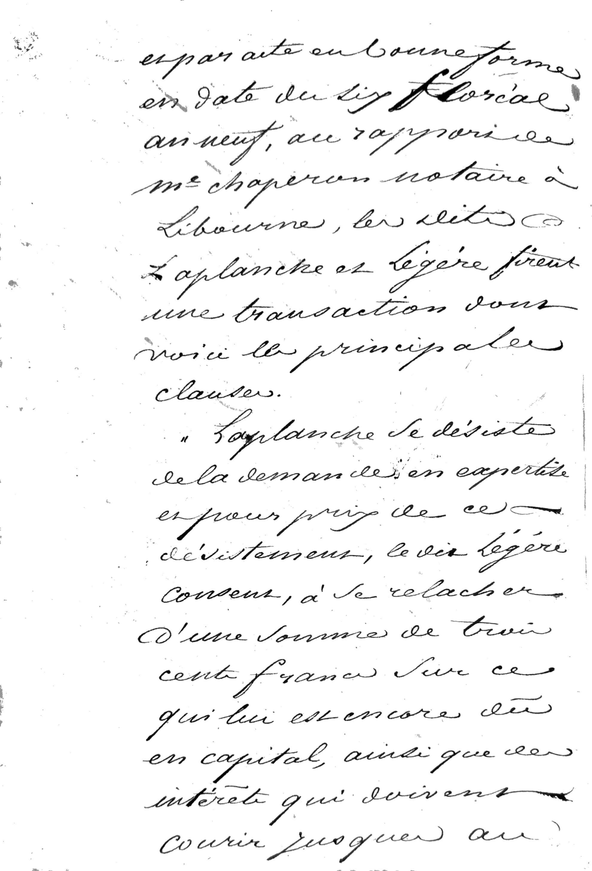 Cahier des Charges: Judicial Auction of Property in Libourne (1829) - Page 14