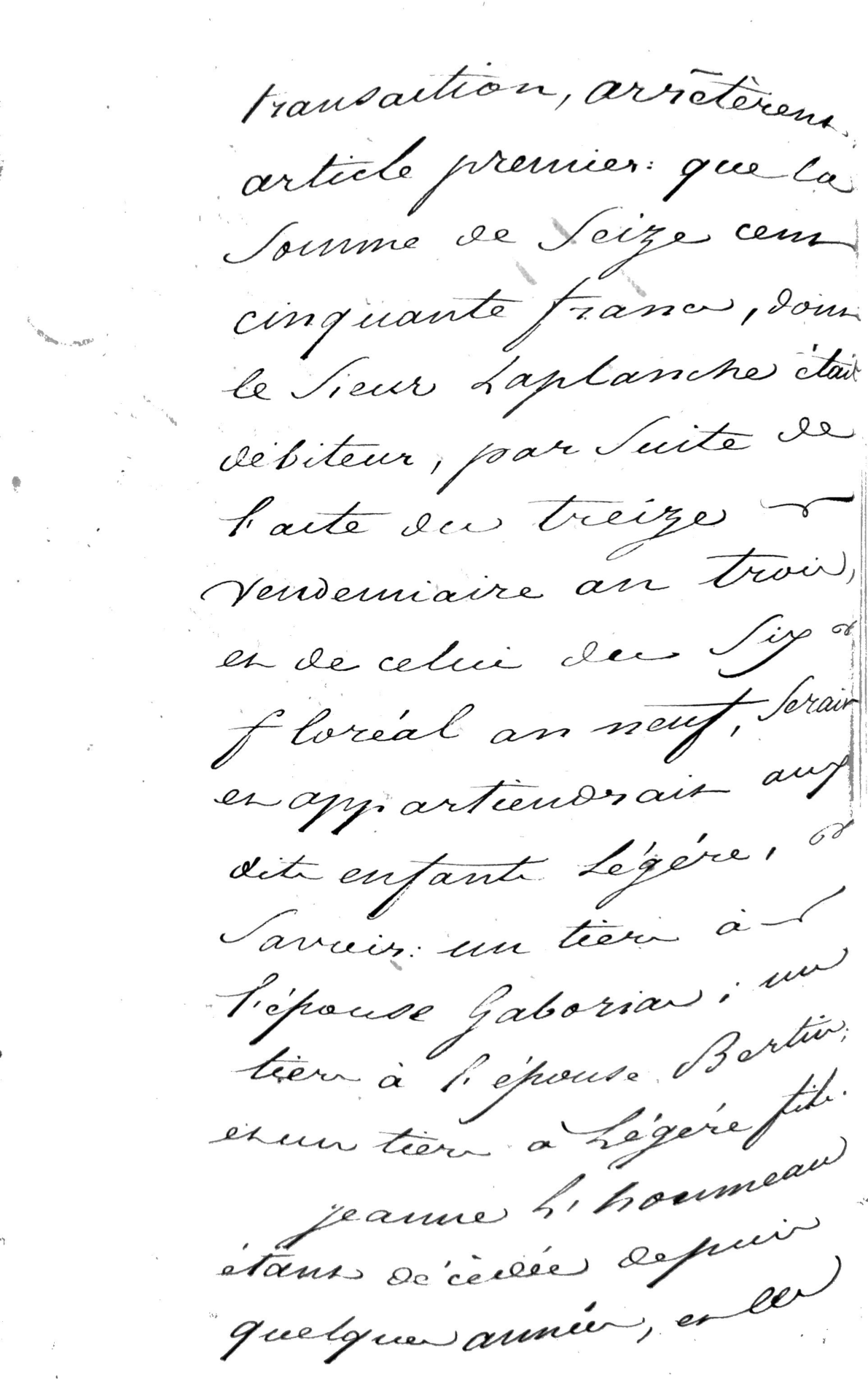 Cahier des Charges: Judicial Auction of Property in Libourne (1829) - Page 19