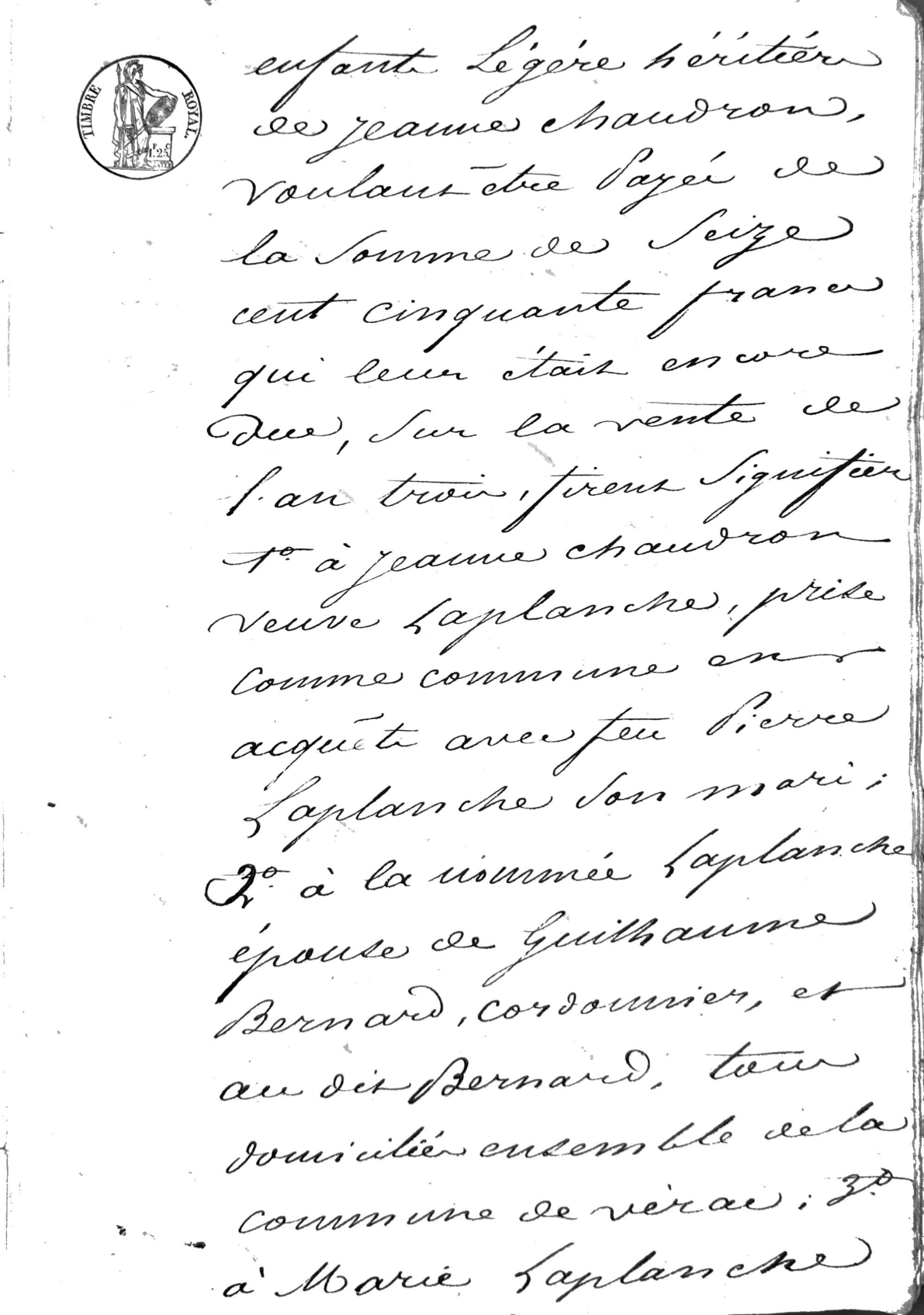 Cahier des Charges: Judicial Auction of Property in Libourne (1829) - Page 20