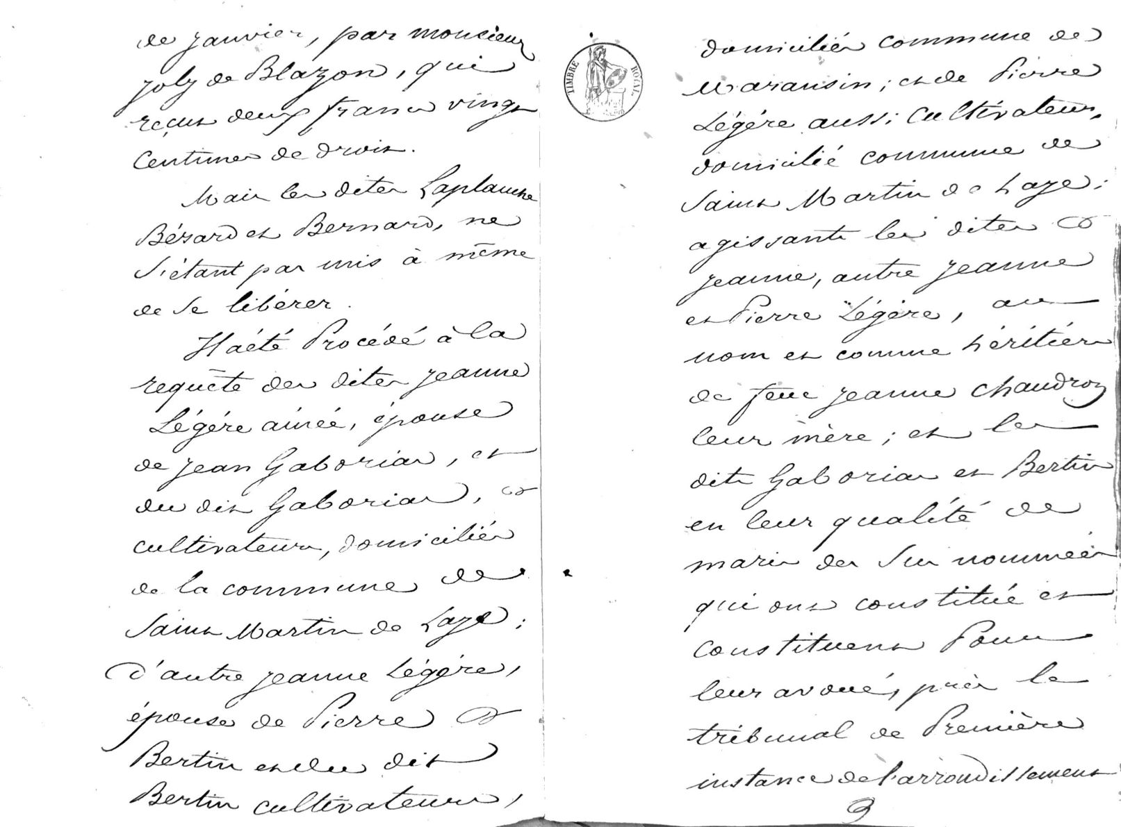 1829 Cahier des Charges and Seizure of Laplanche Estate - Page 4