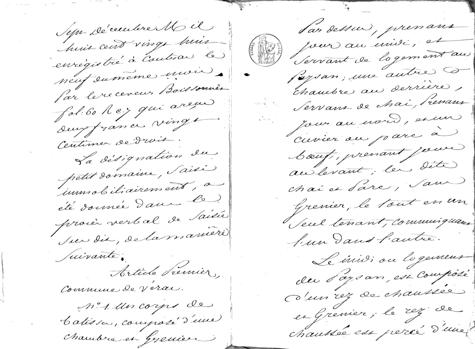 1829 Cahier des Charges and Seizure of Laplanche Estate - Page 7
