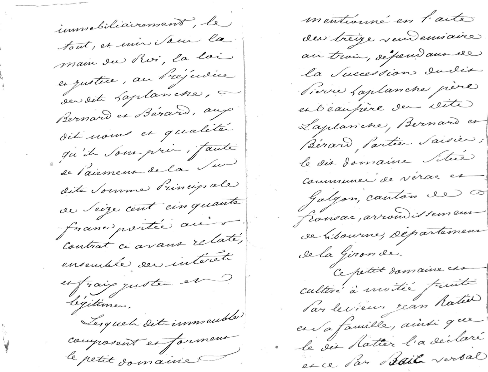 1829 Cahier des Charges and Seizure of Laplanche Estate - Page 14