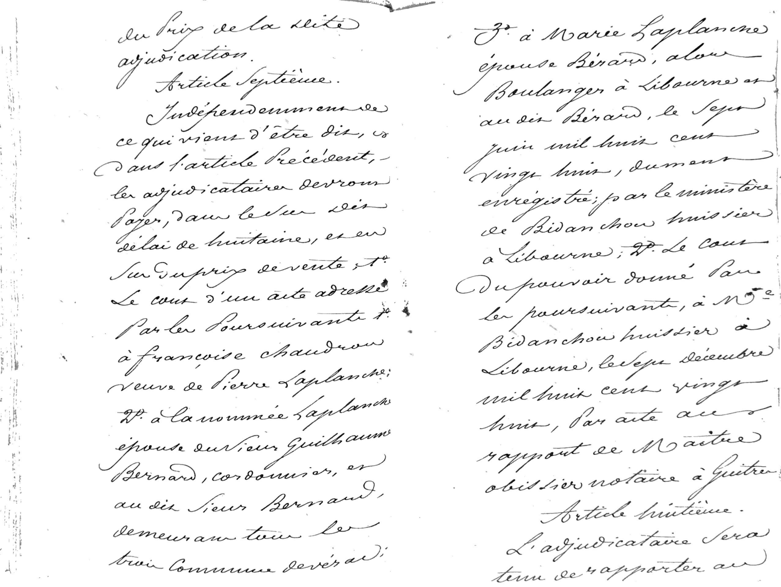 1829 Cahier des Charges and Seizure of Laplanche Estate - Page 30