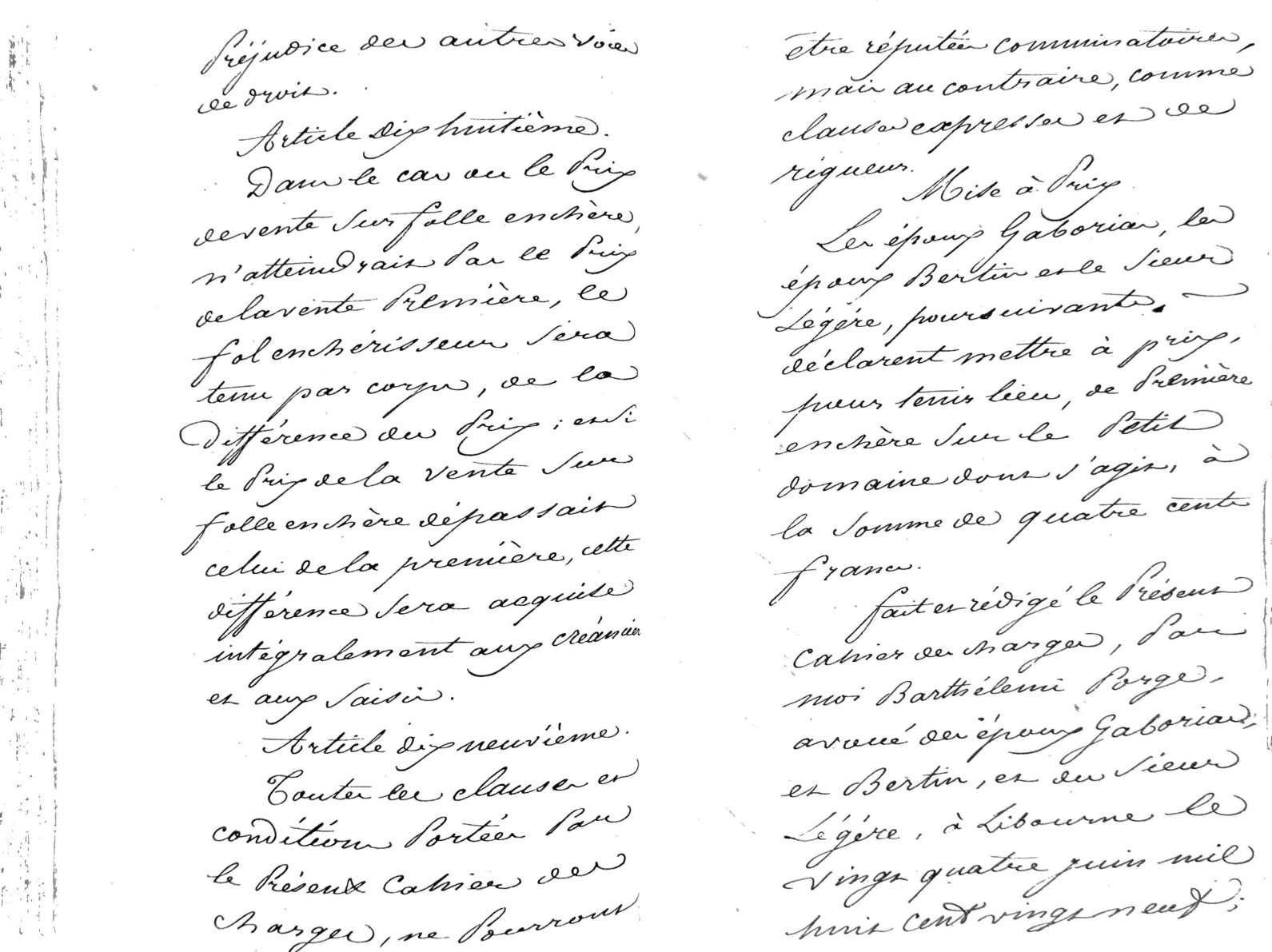 1829 Cahier des Charges and Seizure of Laplanche Estate - Page 35