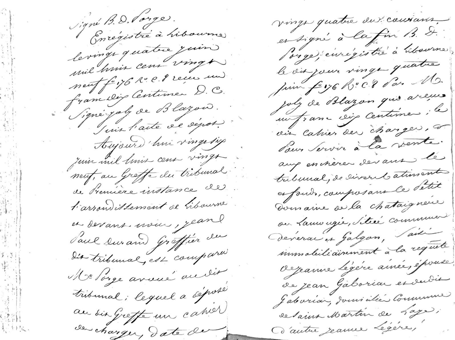 1829 Cahier des Charges and Seizure of Laplanche Estate - Page 36