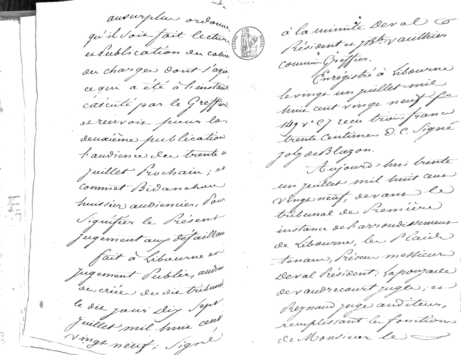 1829 Cahier des Charges and Seizure of Laplanche Estate - Page 41
