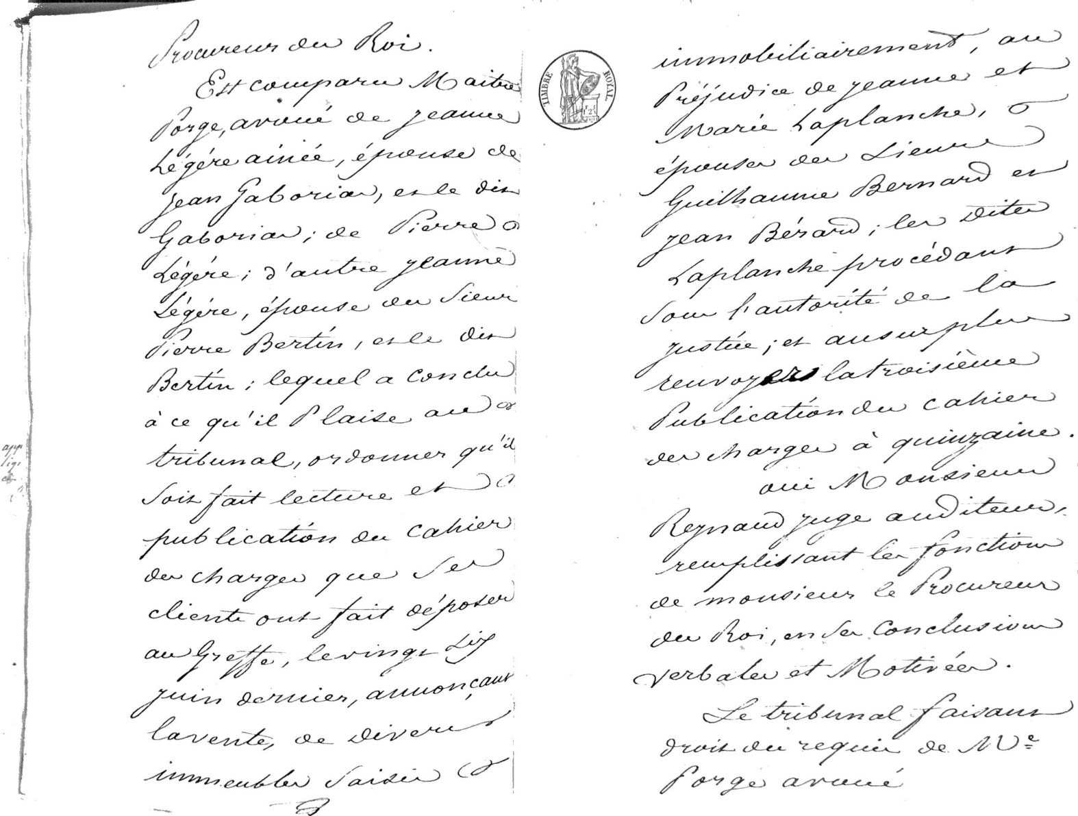 1829 Cahier des Charges and Seizure of Laplanche Estate - Page 42