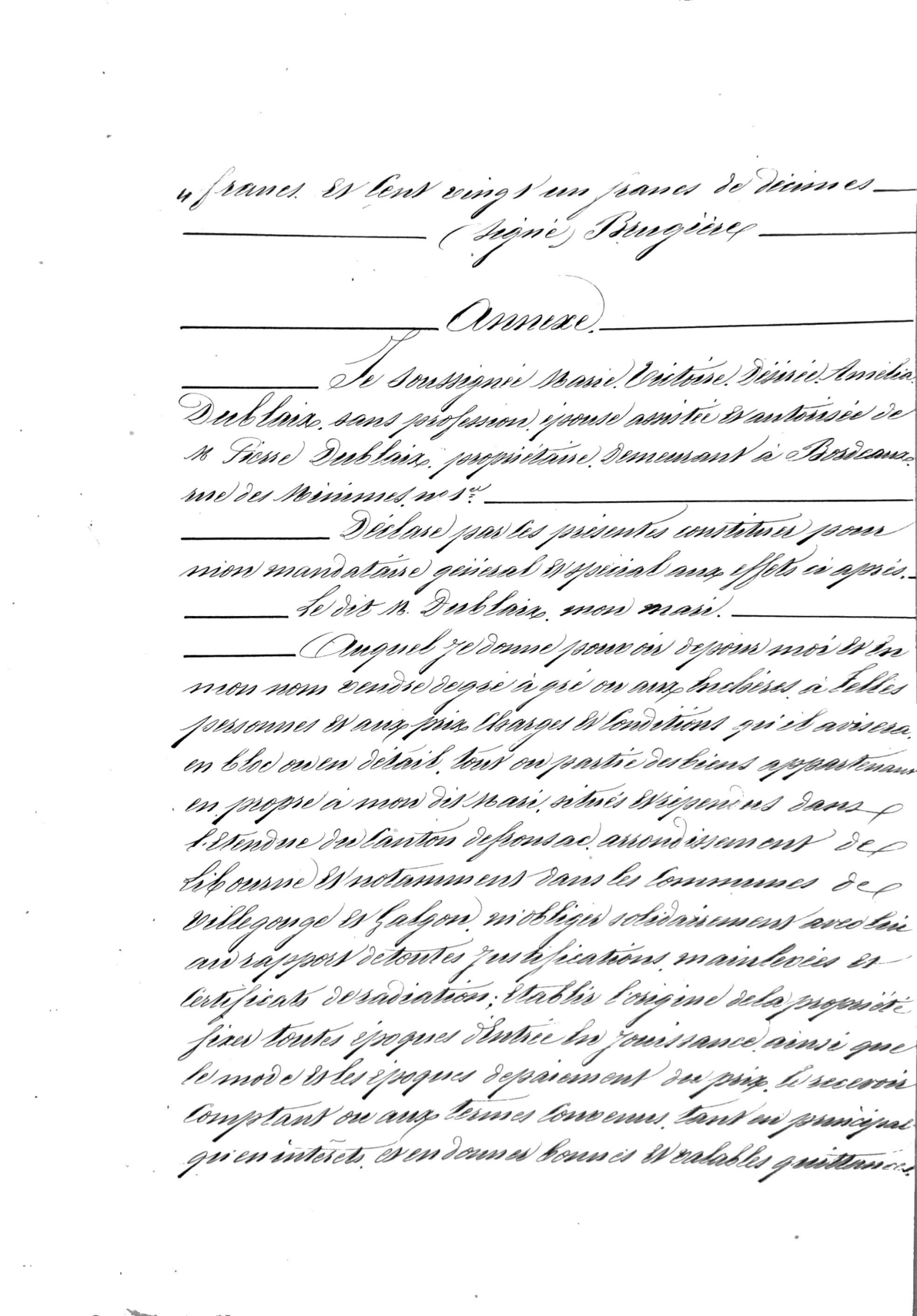 1863 Deed of Sale between Dublaix and Faure families - Page 8