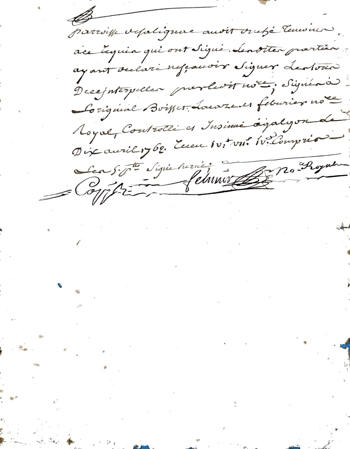 1762 Property Cession and 1849 Land Sale Deed (Gironde) - Page 4
