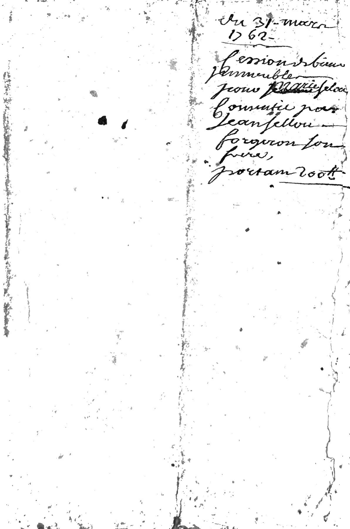 1762 Property Cession and 1849 Land Sale Deed (Gironde) - Page 5