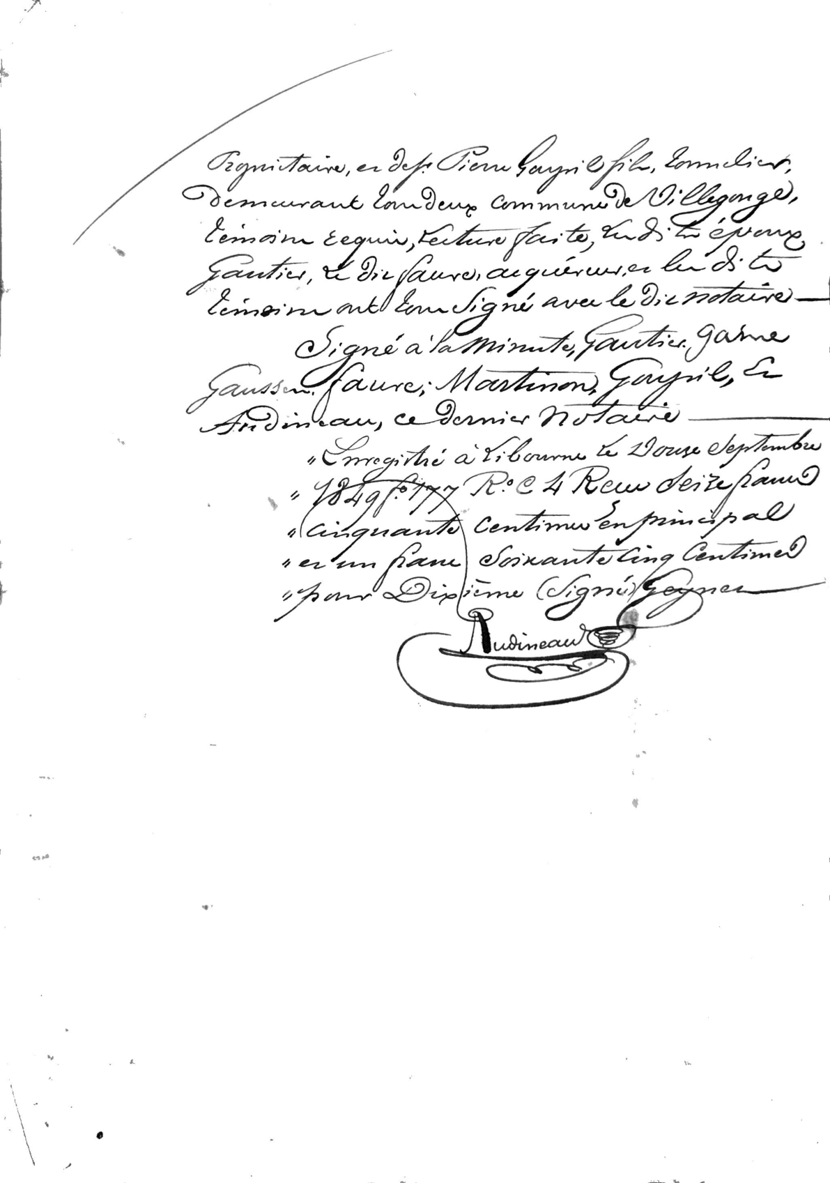 1762 Property Cession and 1849 Land Sale Deed (Gironde) - Page 10