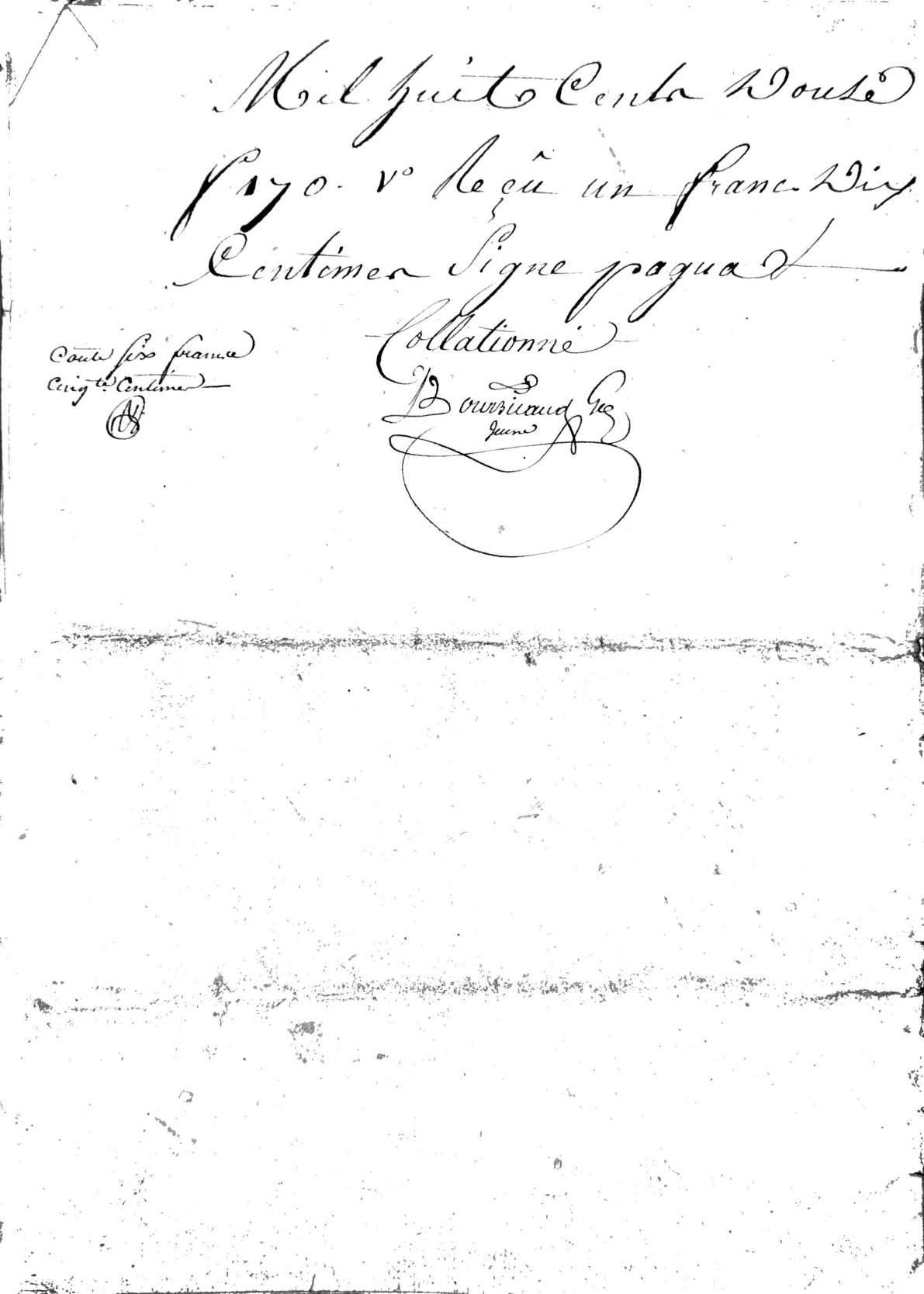 1812 Conciliation Extract Regarding Gautier Inheritance Dispute in Fronsac - Page 8