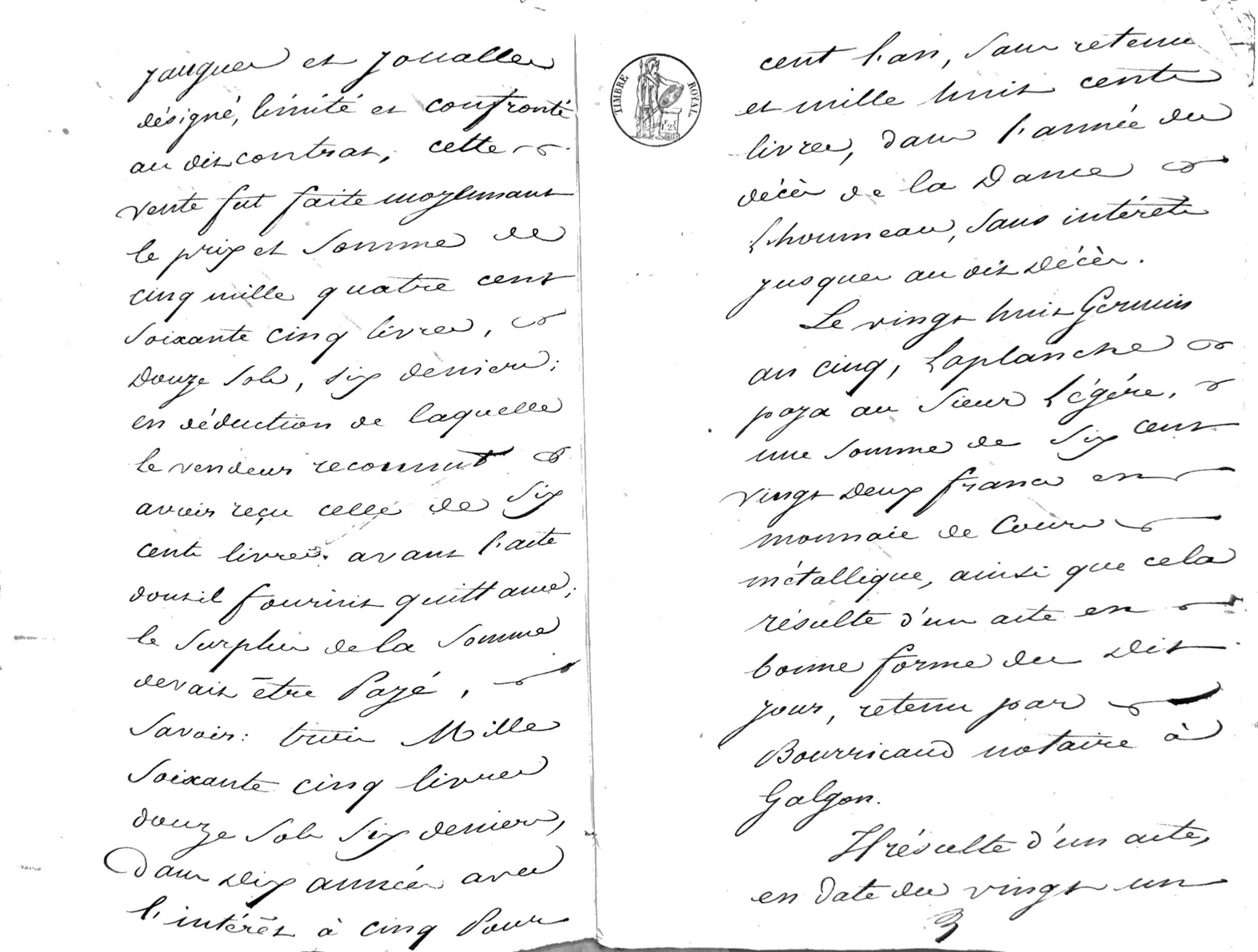 Cahier des Charges Vente Domaine Lamougié Libourne 1829 - Page 4