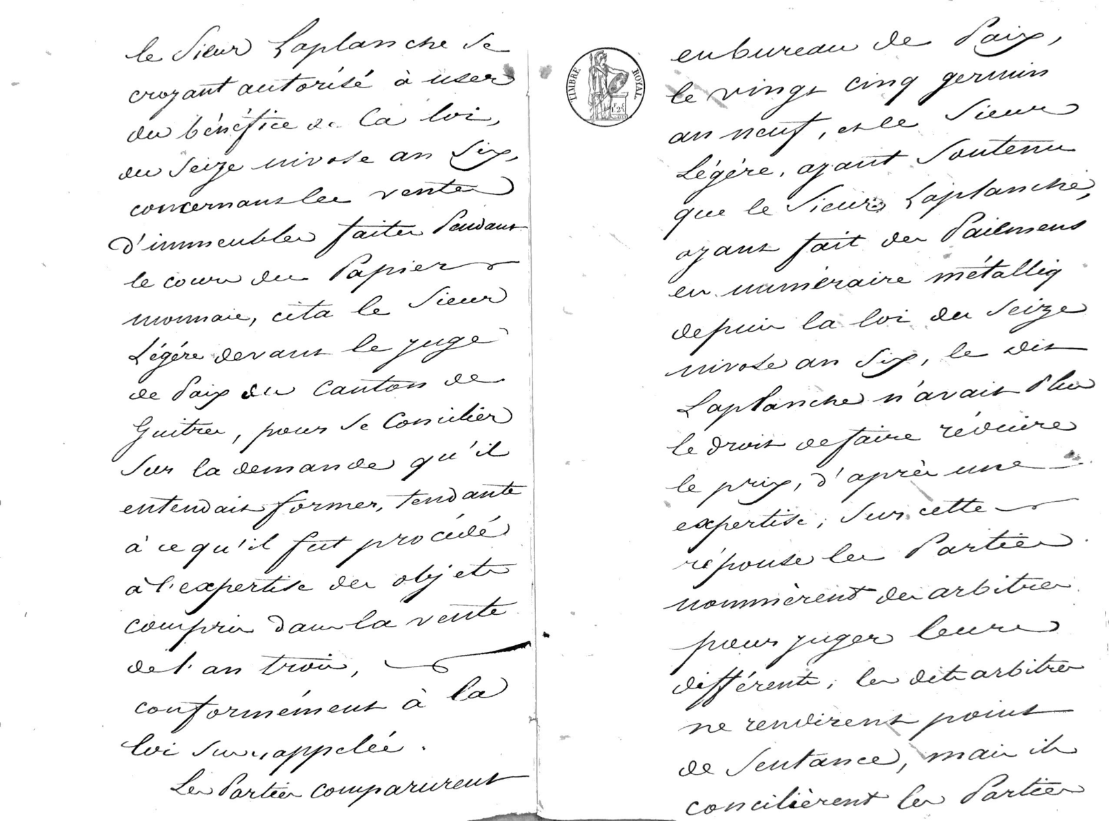 Cahier des Charges Vente Domaine Lamougié Libourne 1829 - Page 6