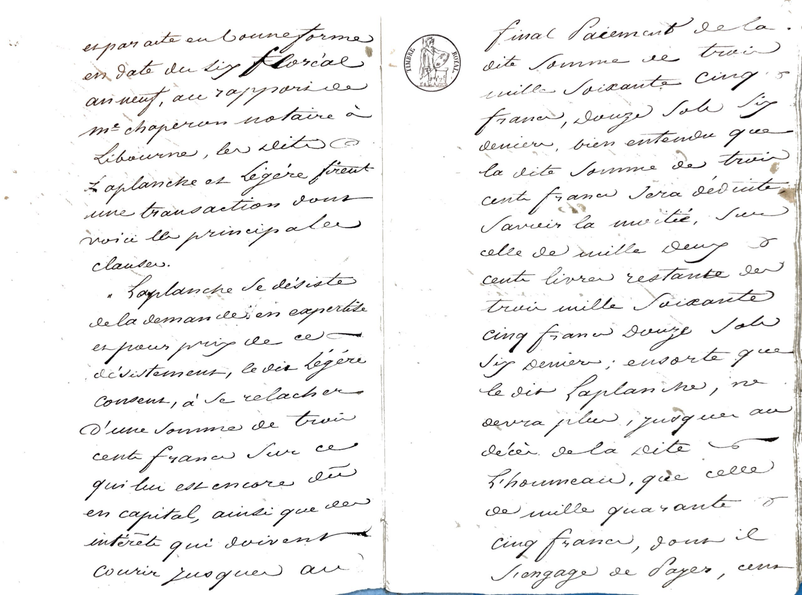 Cahier des Charges Vente Domaine Lamougié Libourne 1829 - Page 7
