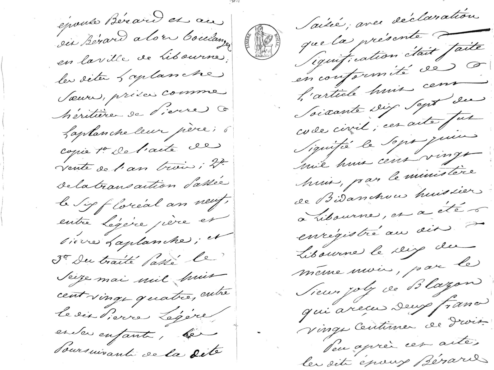 Cahier des Charges Vente Domaine Lamougié Libourne 1829 - Page 11